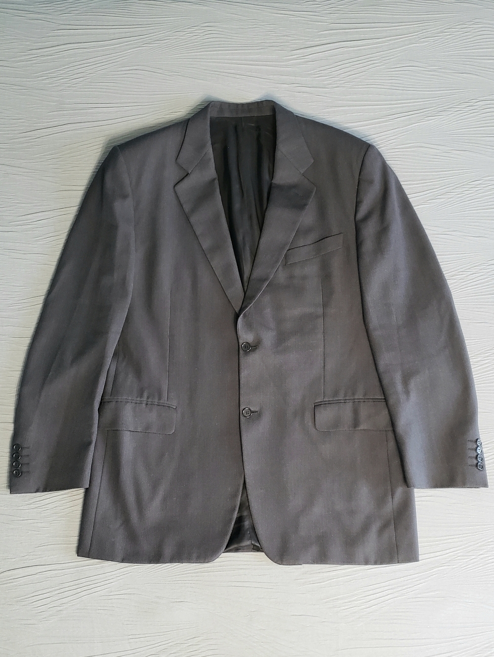 CANALI Bloomingdales's Men's Pure Wool Micro Pattern 2-Button Blazer (54L) Gray